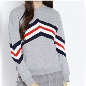 Mango Sweatshirt Sweater Patriotic Striped